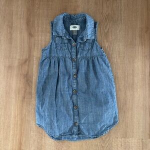 Old Navy Denim Button Down Dress